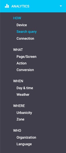 live persona enrich menu