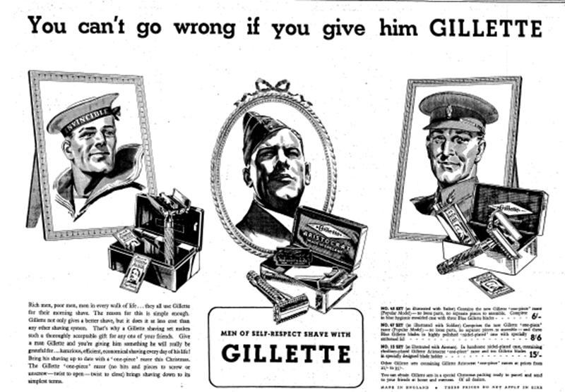 Publicité Gillette