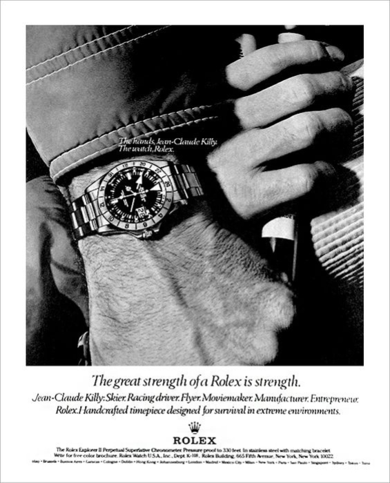 Publicité Rolex