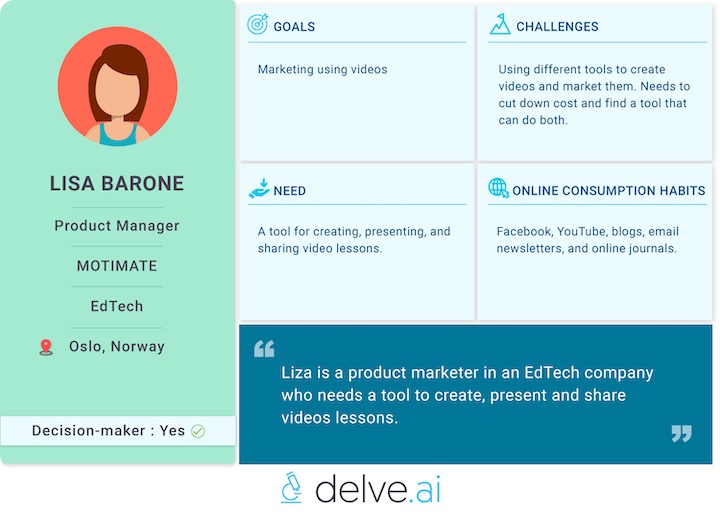 How to create B2B buyer personas (with two examples) | Delve AI blog