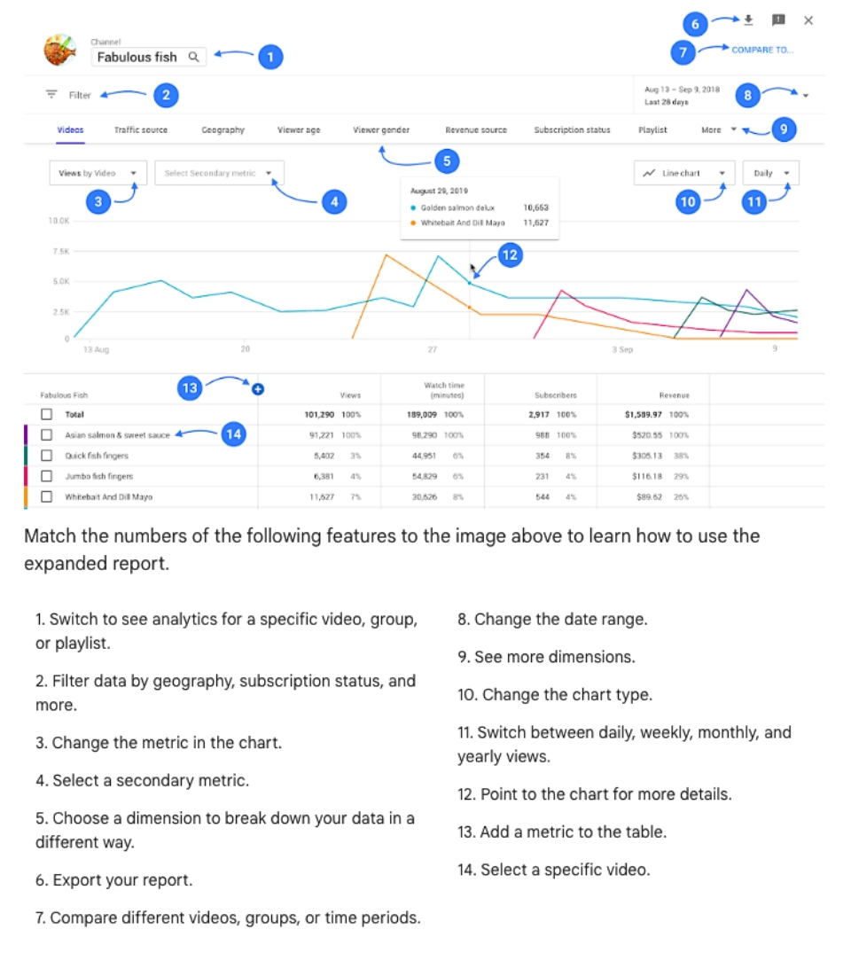 YouTube Analytics