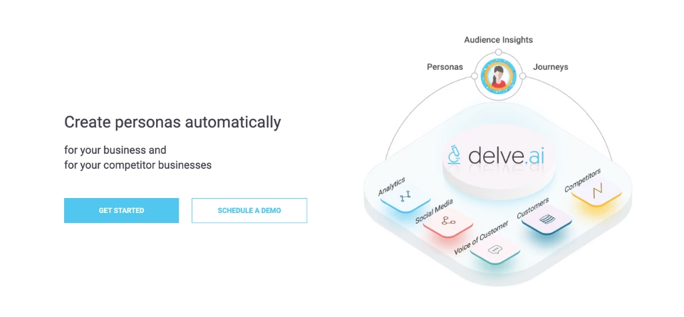 Delve AI homepage